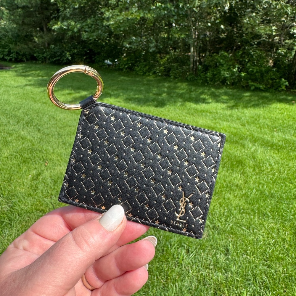 YSL Black Quilted Mirror